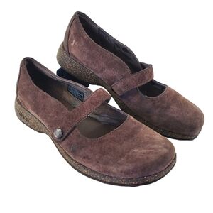 Teva Loafer Mary Jane Shoes Wmns 7 Brown Suede Comfort Casual Cottage Boho Gorp